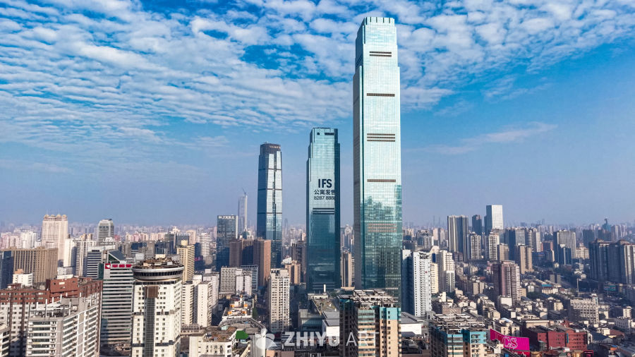 现代都市的雄伟天际线