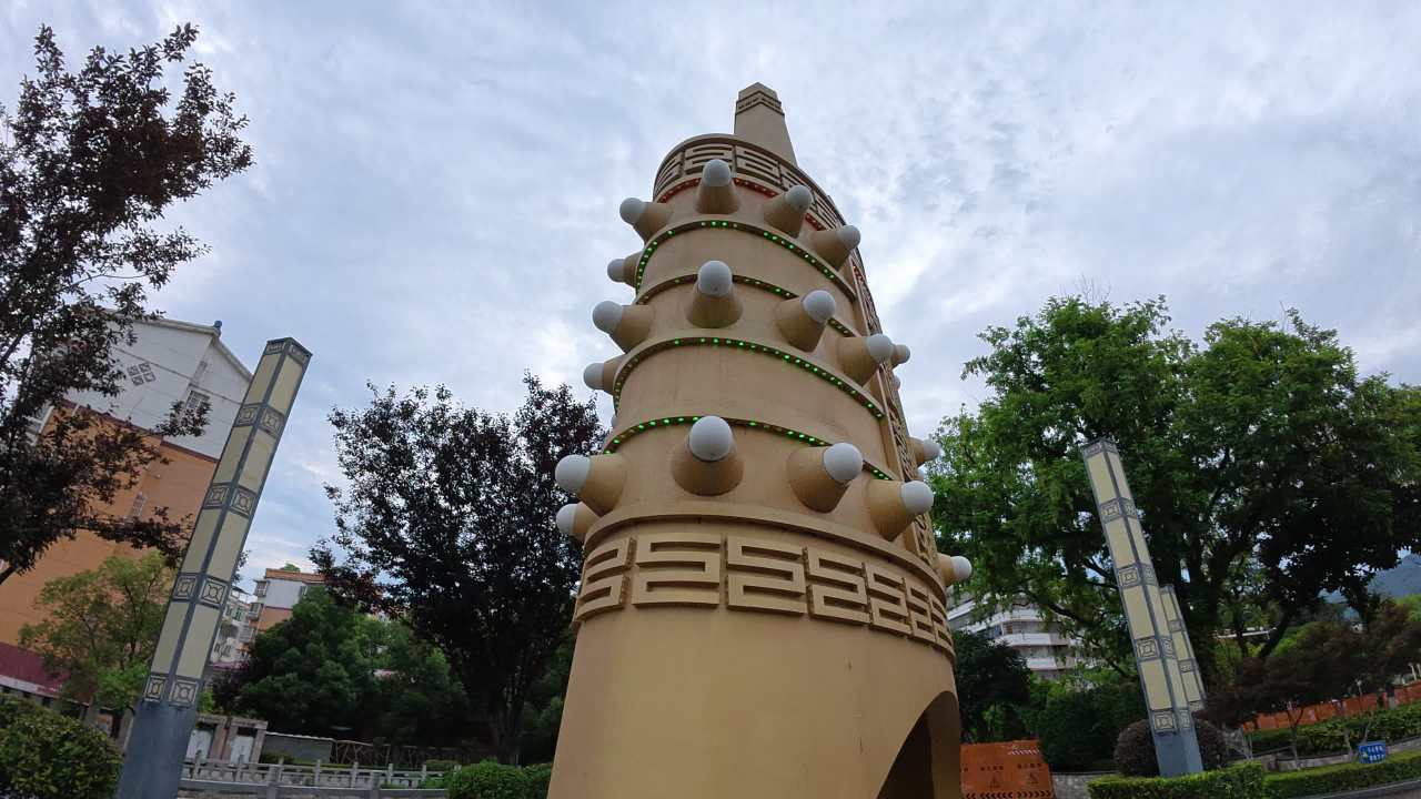 城市塔景