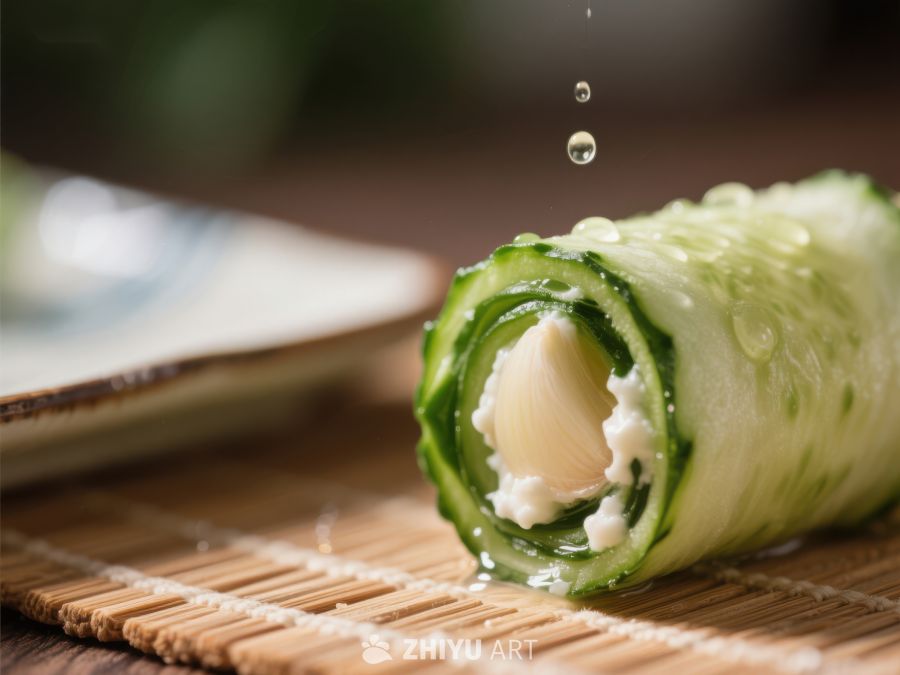 清新黄瓜卷，内含奶油馅料 1241