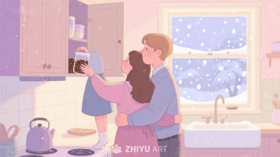 温馨厨房里的亲子时光 356