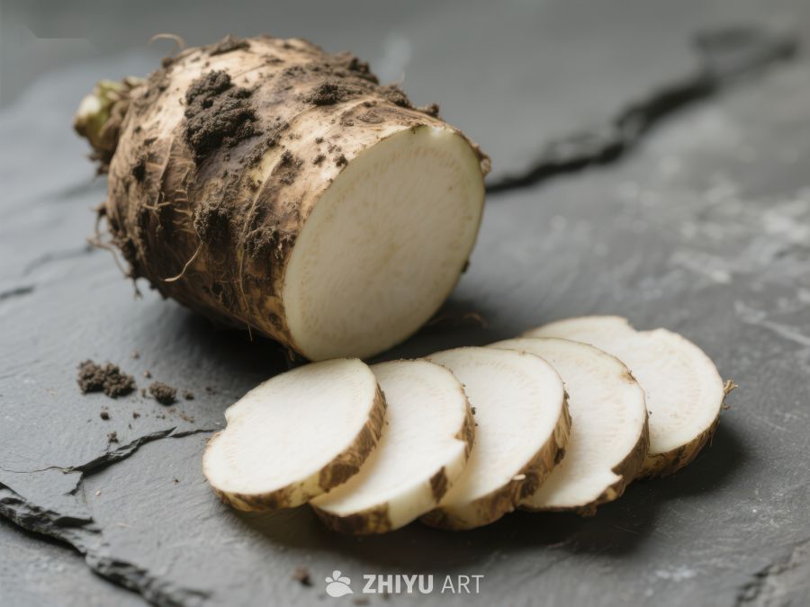 新鲜菊芋切片展示 446