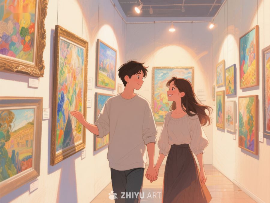 画廊中的温馨时光 381