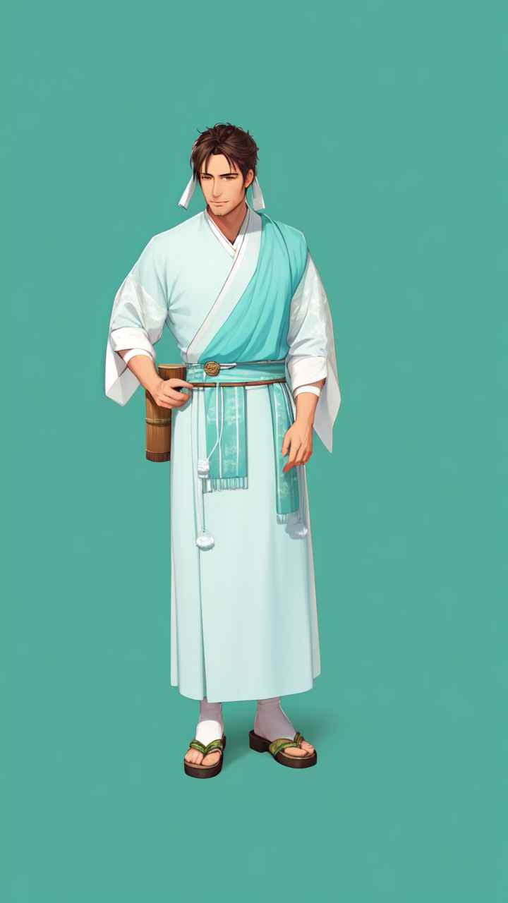 男子清新治愈江湖味道