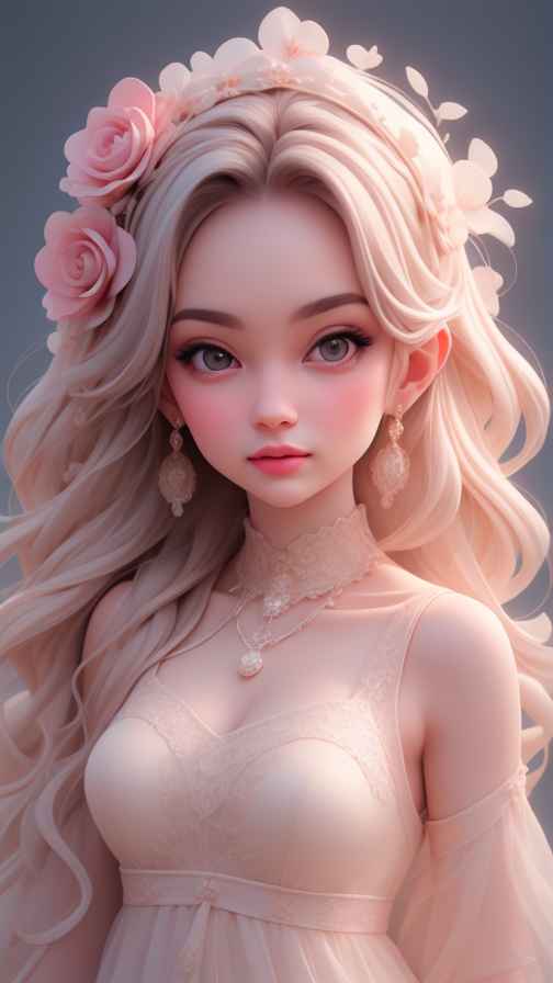 可爱治愈女孩