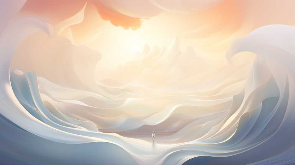 浅白色唯美意境背景图99