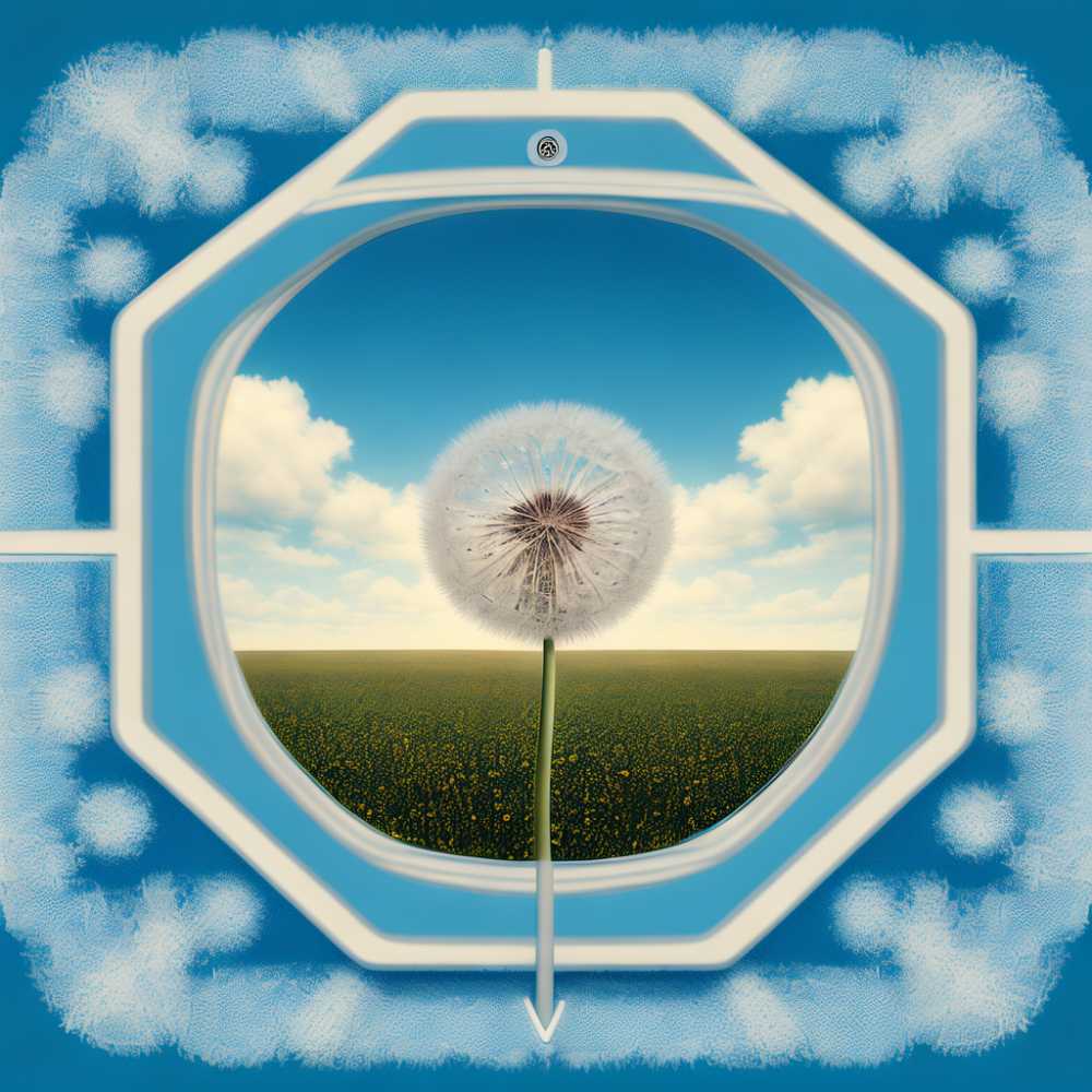 蒲公英浅蓝色