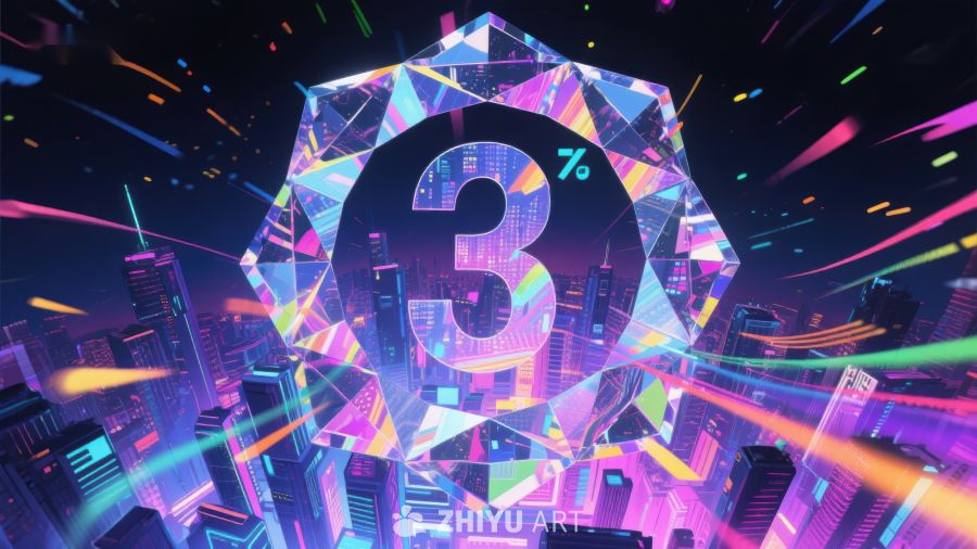 霓虹都市中的数字艺术 344