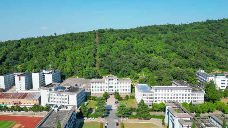 航拍湖北襄阳古隆中景区