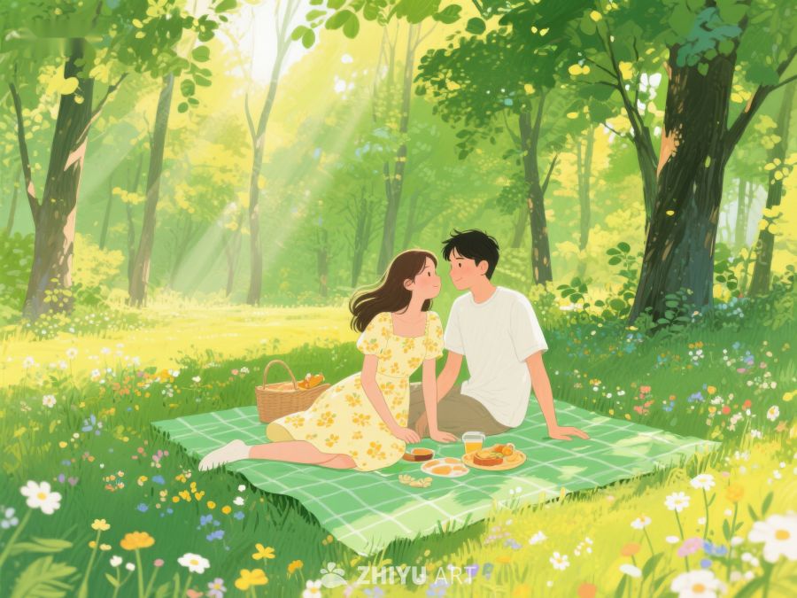 林间野餐的浪漫时光 463