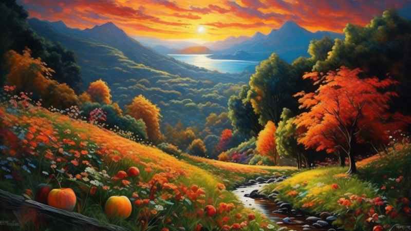 人惊叹的山水画插画 33