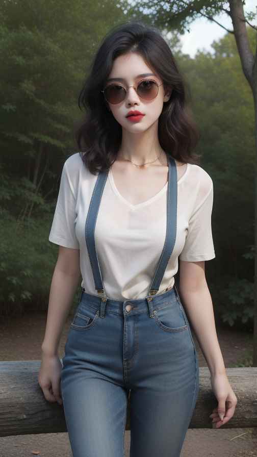 吊带衫女孩