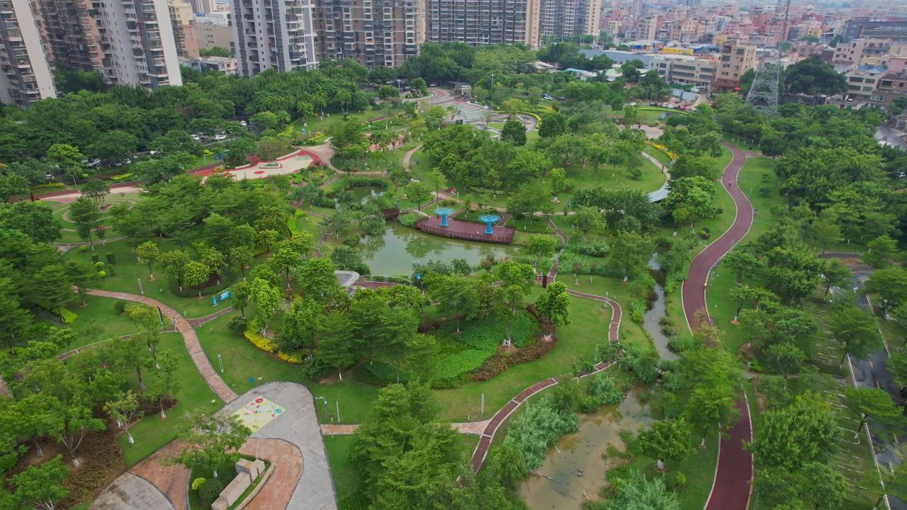 航拍厦门雪樵公园 6