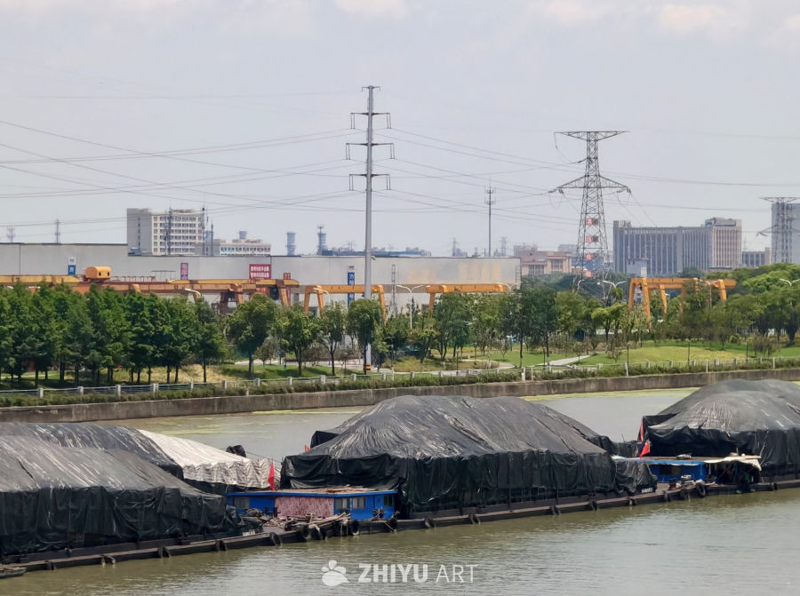 常州京杭大运河货运船只
