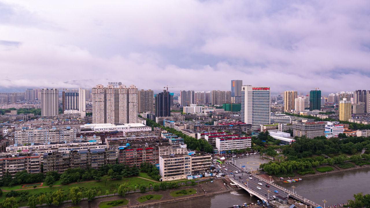 城市雨后平流雾延时
