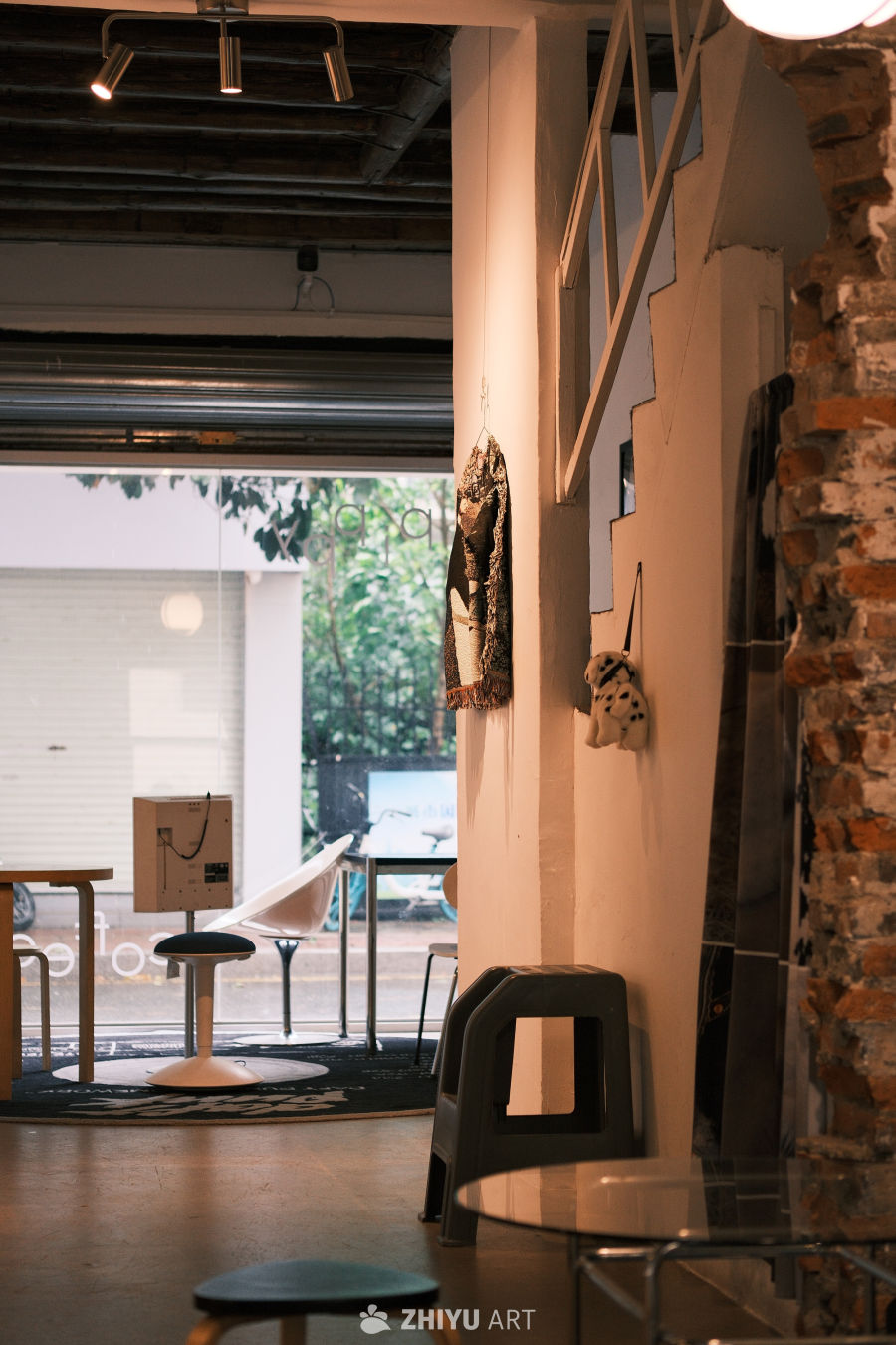 工业风咖啡馆一角