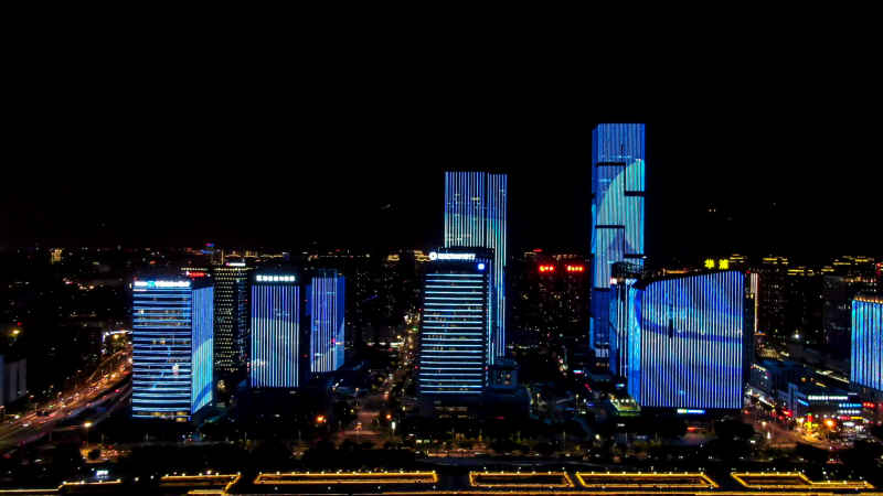 福建福州城市风光航拍摄影图