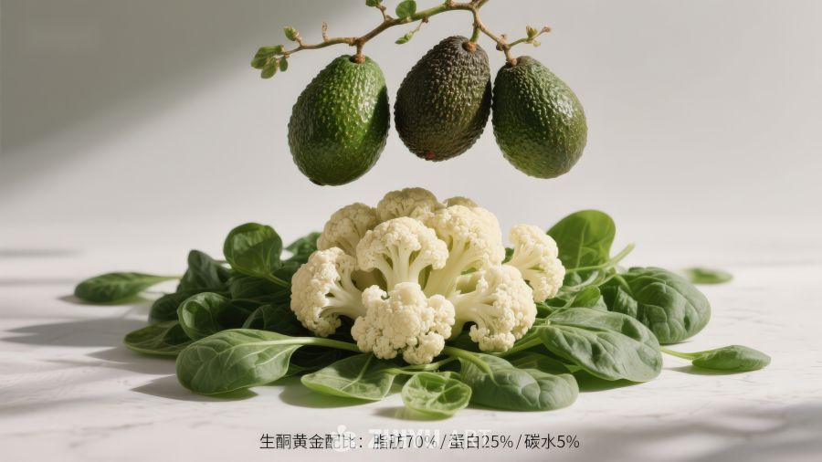 生酮饮食食材展示