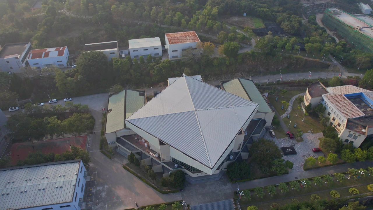 航拍福建莆田学院景观