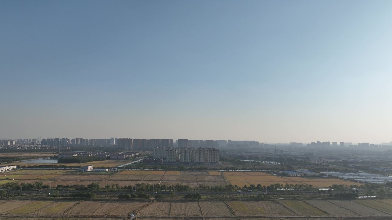 4K航拍江苏工业区大景 5