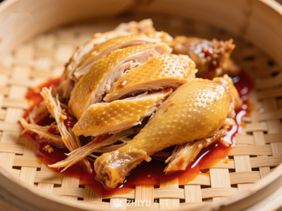 蒸笼中的美味蒸鸡 1774