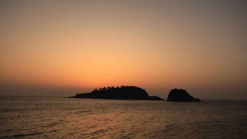 山东威海小石岛绝美夕阳 8