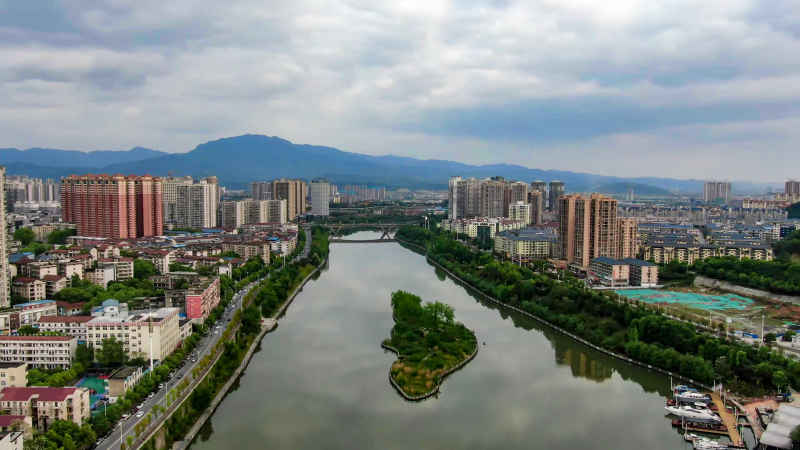 湖南怀化舞水河风光