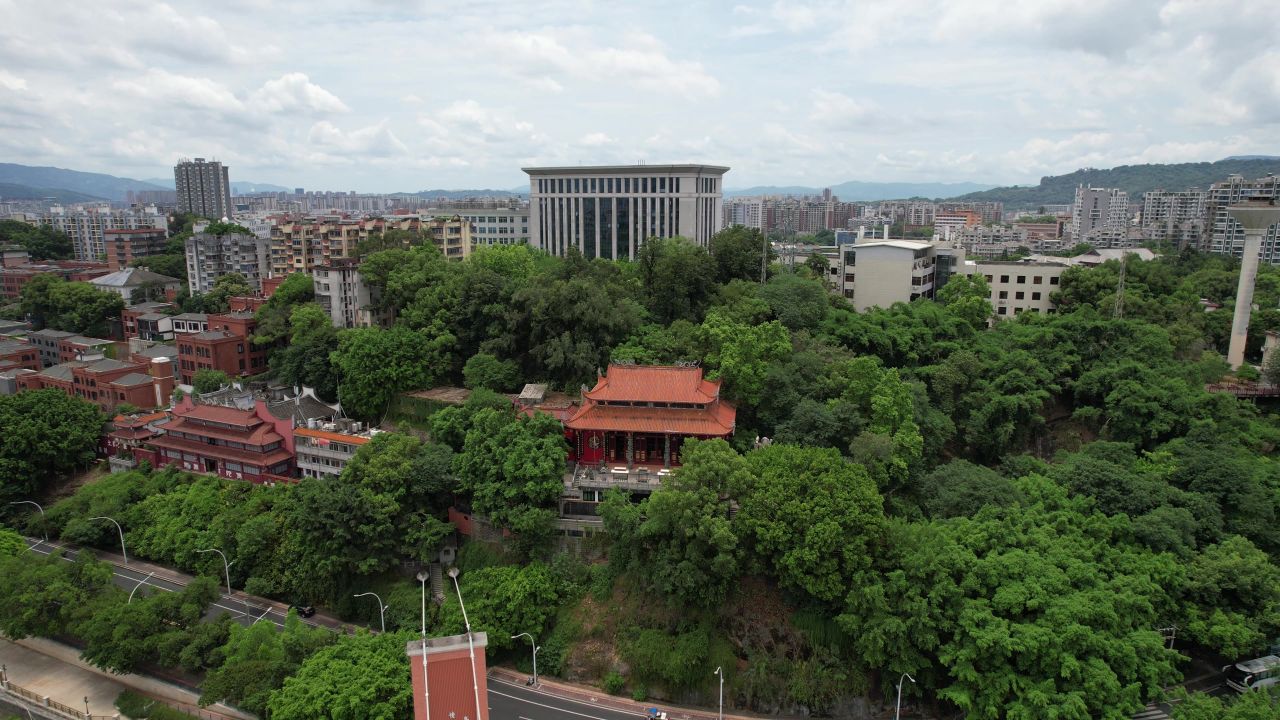 福建泉州城市风光地标建筑航拍
