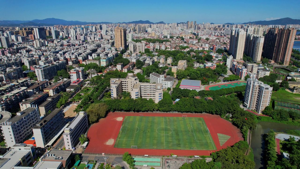 航拍漳州闽南师范学院
