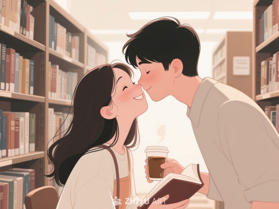 图书馆里的温馨时刻 675