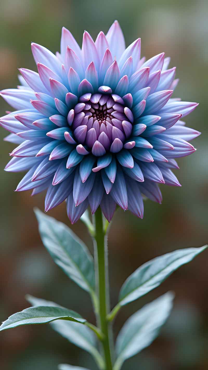  未来主义风格的花卉，如同来自外星球 10