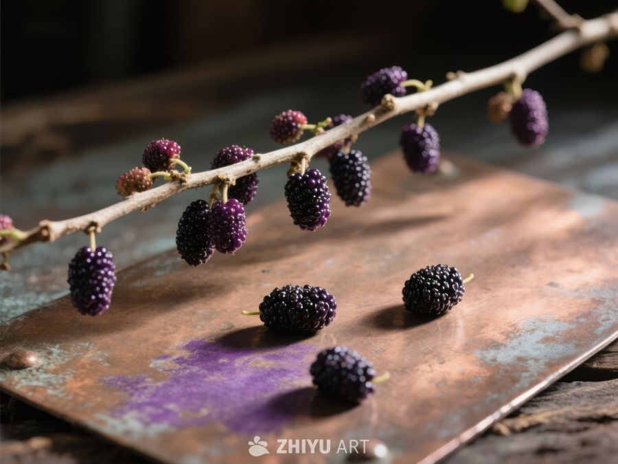 桑葚枝头果实累累 455