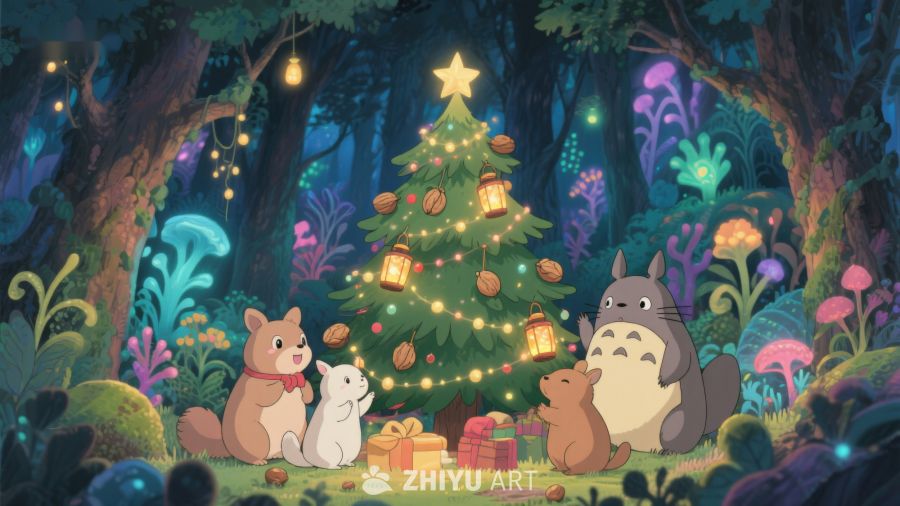 森林中的温馨圣诞夜 145