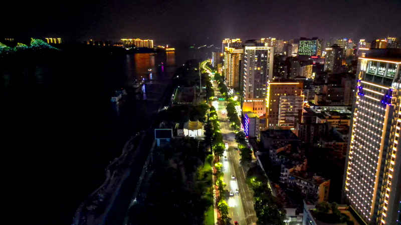 湖北宜昌城市夜景