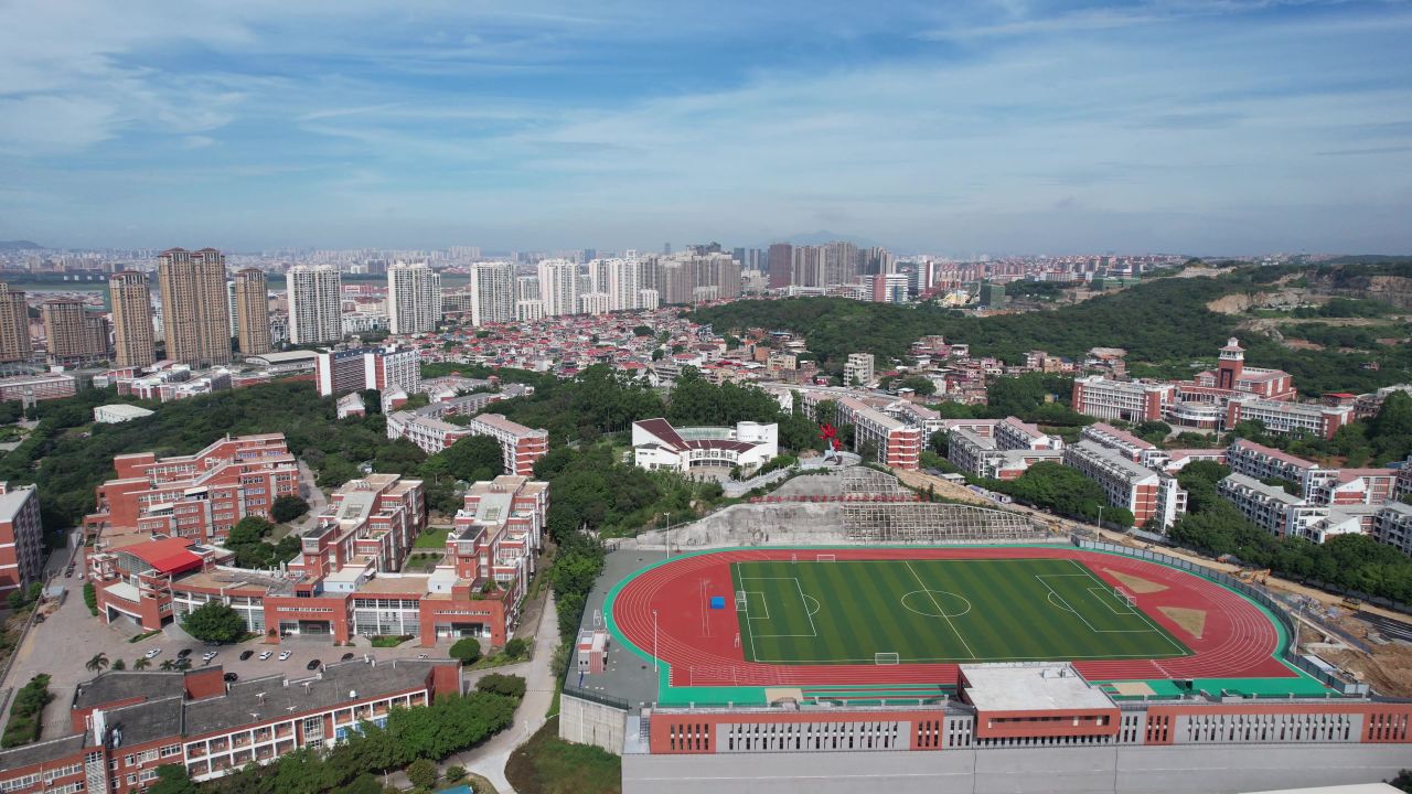 福建泉州城市风光地标建筑航拍