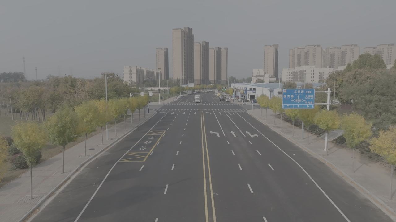 城市道路全景