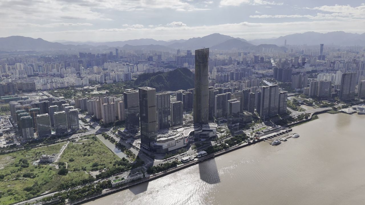 温州晴天城市航拍 22
