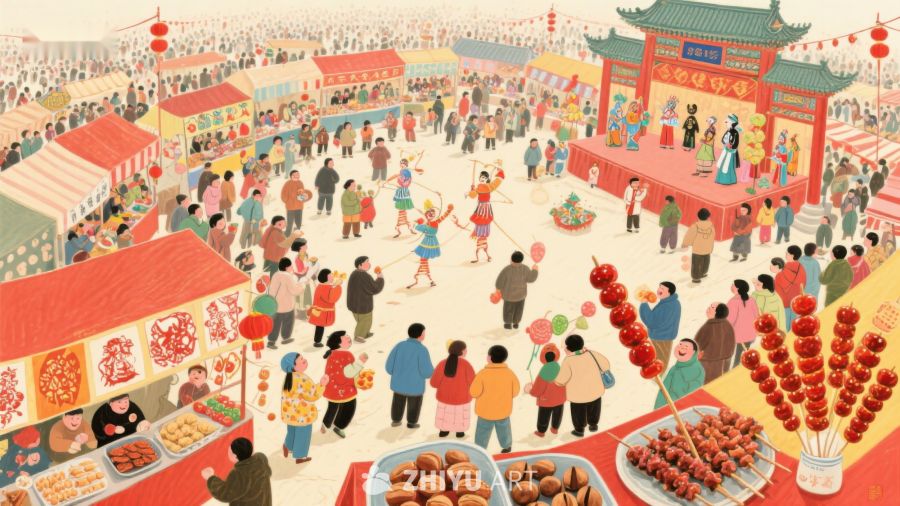 热闹的春节集市 783