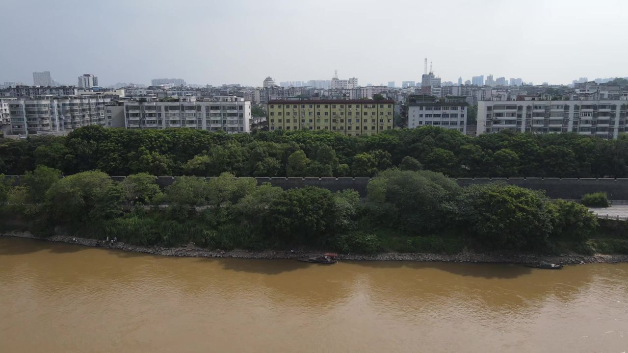 江西赣州城市建设航拍 