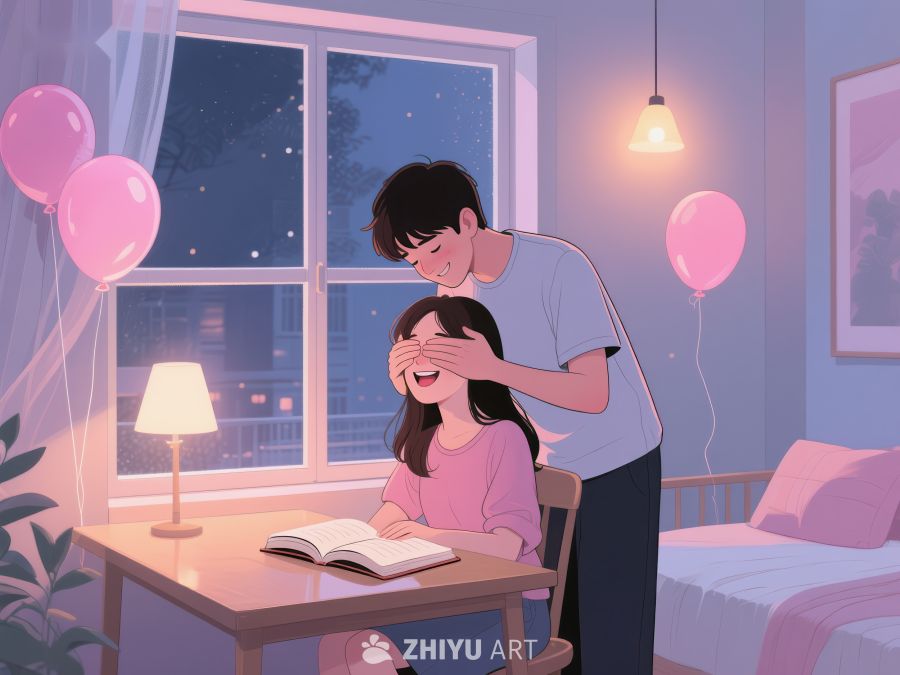 温馨夜晚，惊喜瞬间 878