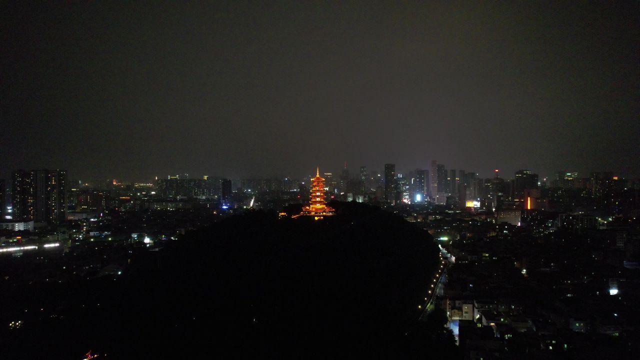 广东佛山城市夜景