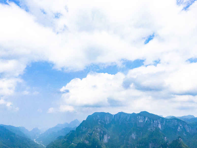 湖南张家界秀丽山川