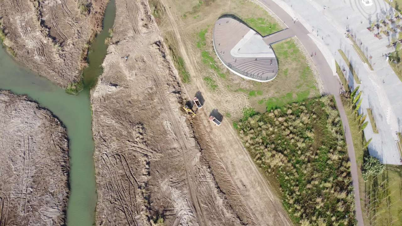 航拍绵远河 7