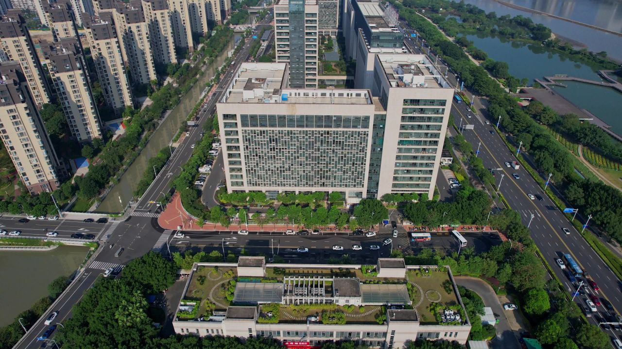 航拍福州东部办公区