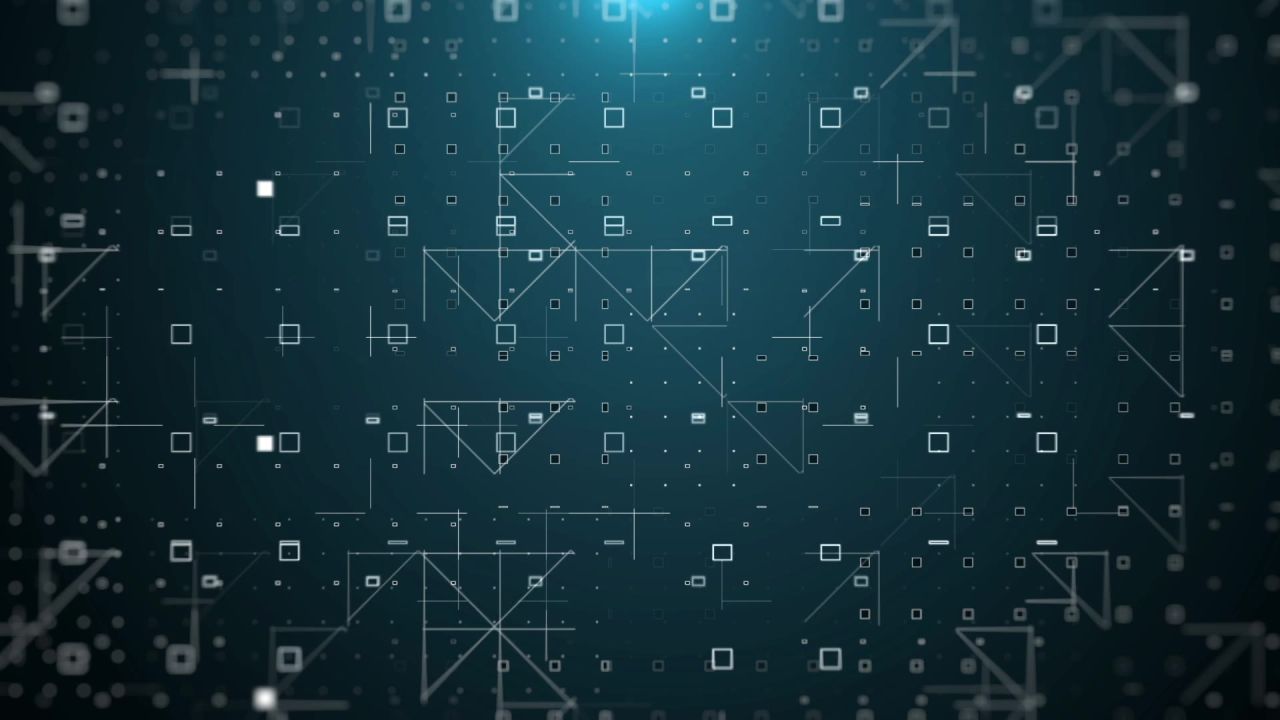 数字科技流动代码字母抽象互联网络金融视频素材 24