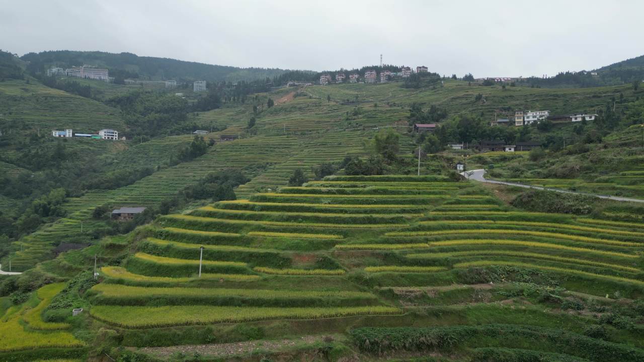 溆浦花瑶山背梯田
