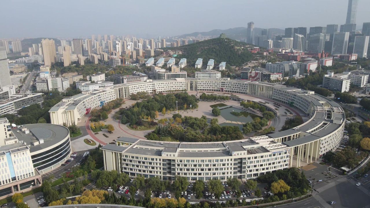 航拍济南齐鲁软件园