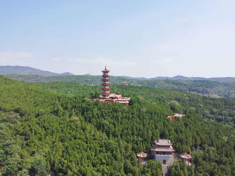 航拍山西晋城古建风光 6