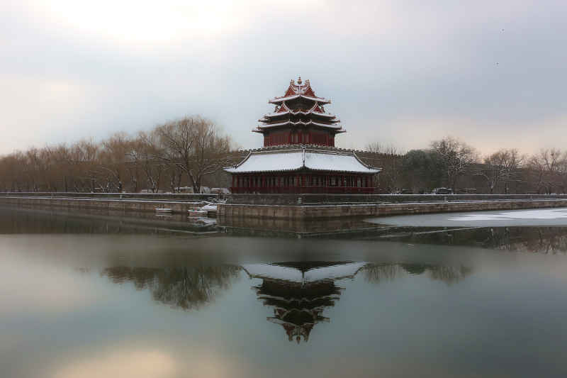 雪后角楼