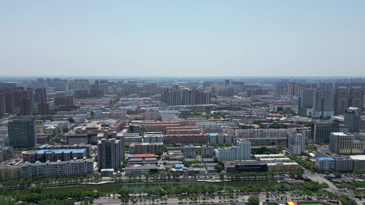 航拍许昌风光许昌建设