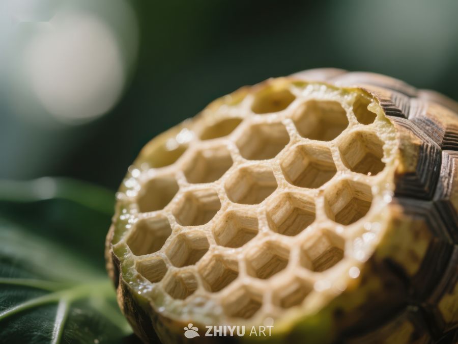 菠萝内部蜂窝结构特写 60